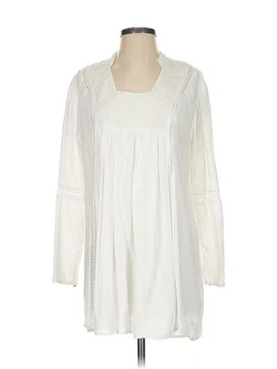 Pre-owned Tasha Polizzi Collection Casual Dress In White