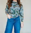 Tasha Polizzi Cowboy Up Pullover Sweatshirt In Grey