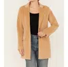 Tasha Polizzi Karmela Blazer Jacket In Camel