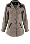 Tasha Polizzi Women's Houndstooth Shirt In Black
