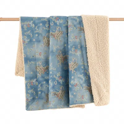 Tasha Polizzi Women's Lee Western Washed Denim Throw In Multi