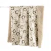Tasha Polizzi Women's Pierre Horseshoes Throw In Beige