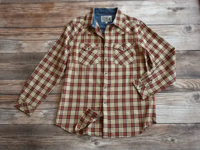 Tasha Polizzi Women's Plaid Rider Shirt In Red/ Yellow