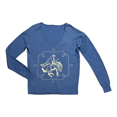 Tasha Polizzi Women's Ride Em Pullover In Blue