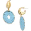Tasha Raffia Wrap Drop Earrings