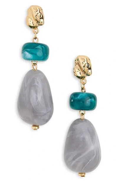 Tasha Resin Drop Earrings In Multi