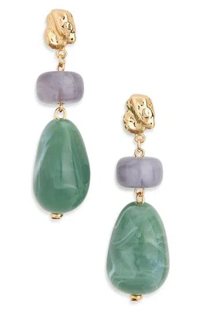 Tasha Resin Drop Earrings In Multi