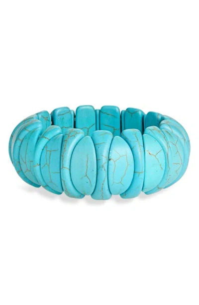 Tasha Resin Stretch Bracelet In Blue
