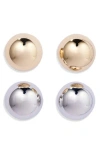 Tasha Set Of 2 Ball Stud Earrings