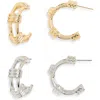 Tasha Set Of 2 Two-tone Hoop Earrings