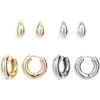 Tasha Set Of 4 Hoop Earrings In Multi