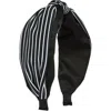 Tasha Striped Center Knot Headband