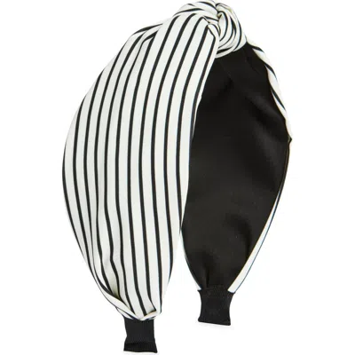 Tasha Striped Center Knot Headband