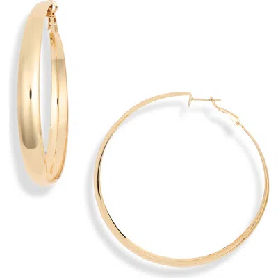 Tasha Tapered Hoop Earrings In Gold