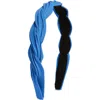 Tasha Twisted Headband In Blue