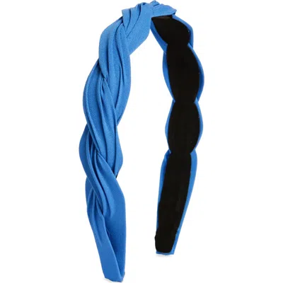 Tasha Twisted Headband In Blue