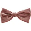 Tasha Velvet Bow Barrette In Pink