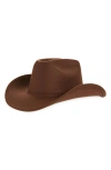 Tasha Western Cowboy Hat In Brown