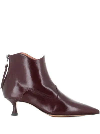 Tassinari 50mm Leather Boots In Brown