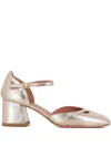 Tassinari 60mm Leather Pumps In Gold