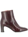 Tassinari 65mm Leather Boots In Brown