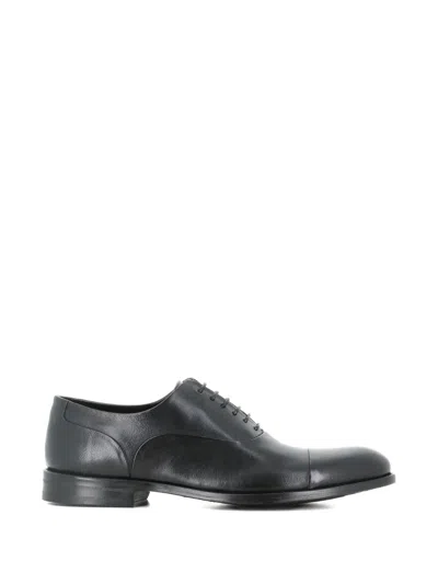 Tassinari Cap-toe Oxford Shoes In Black