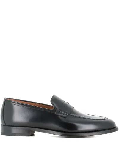 Tassinari Leather Loafers In ブラック