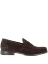 Tassinari Suede Loafers In Black