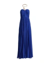 Tassos Mitropoulos Woman Maxi Dress Blue Size L Polyester In Blue