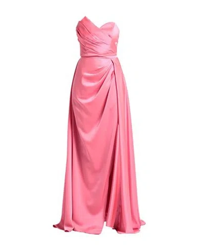 Tassos Mitropoulos Woman Maxi Dress Pink Size L Pes - Polyethersulfone
