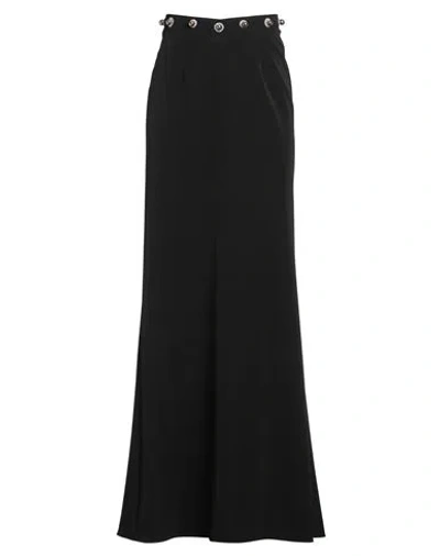 Tassos Mitropoulos Woman Maxi Skirt Black Size S Polyester, Elastane