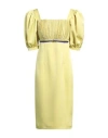Tassos Mitropoulos Woman Midi Dress Acid Green Size L Pes - Polyethersulfone