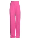 Tassos Mitropoulos Woman Pants Fuchsia Size S Pes, Elastane In Pink