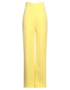 Tassos Mitropoulos Woman Pants Yellow Size M Pes, Elastane