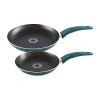 Taste Of Home 2-pc.non-stick Aluminum Skillets 9.5" And 11" In Green