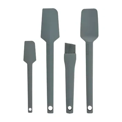 Taste Of Home 4-pc. Kitchen Utensil Set In Gray