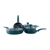 Taste Of Home 8-pc. Non-stick Aluminum Cookware Set In Green