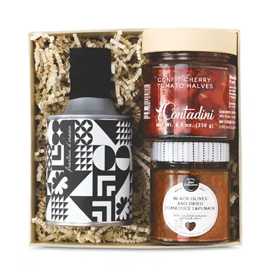 Tasty Ribbon Bruschetta Kit Gift Box In Multi