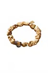 Tat2 Designs Capri Nugget Bracelet In Gold In Gold