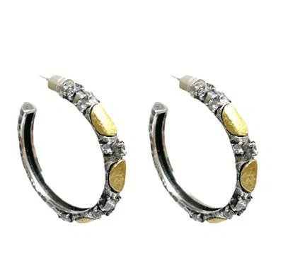 Tat2 Designs Women's Alma Hoops Earrings In Silver
