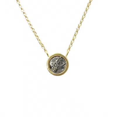 Tat2 Designs Women's Flora Coin Necklace In Gold