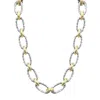 Tat2 Designs Women's Ravelle Two-tone Chain Necklace In Gold/silver In Silver