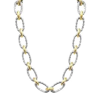 Tat2 Designs Women's Ravelle Two-tone Chain Necklace In Gold/silver