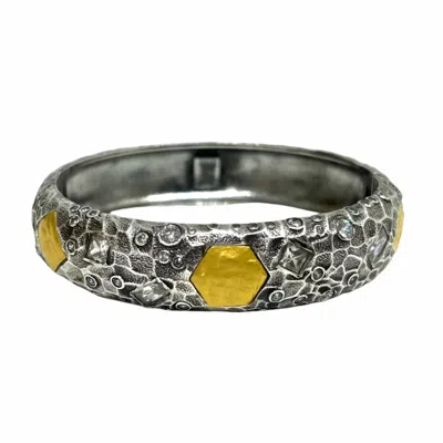 Tat2 Designs Women's Redondo Bangle In Silver
