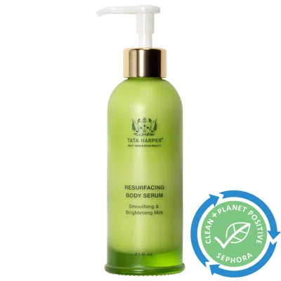 TATA HARPER RESURFACING + SMOOTHING BODY SERUM WITH AHAS, LACTIC ACID, & GLYCOLIC ACID 4.1 OZ / 125 ML