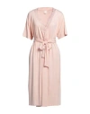 Tata Tatá Woman Dressing Gown Or Bathrobe Blush Size 8 Viscose, Elastane In Pink