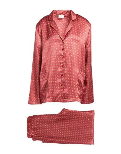 Tata Tatá Woman Sleepwear Burgundy Size 12 Polyester In Red