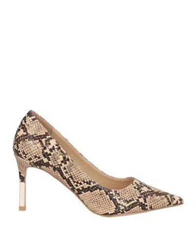 Tata Woman Pumps Beige Size 10 Synthetisches Material In Multi