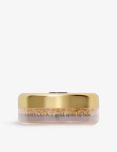 Tatcha Camellia Gold Spun Japanese Lip Balm In White