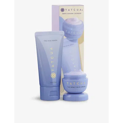 Tatcha Dewy Cleanse And Hydrate Limited-edition Gift Set In White